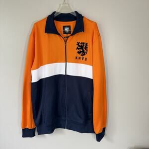 Holland Retro 1983 Football Full Zip Jacket KNVB COPA Football XXL Pockets